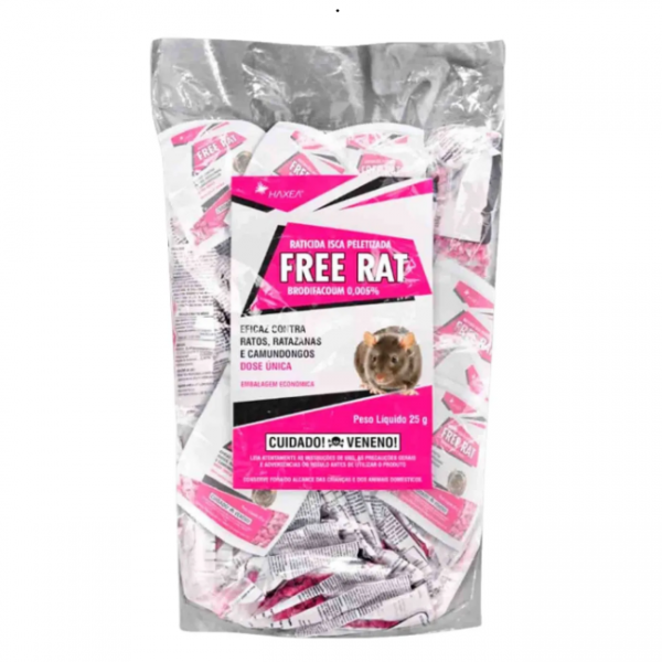 Foto do produto RATICIDA GRAN. FREE RAT (40X25 GR) 1KG