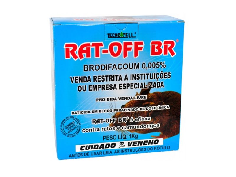 Foto do produto RAT OFF BR BLOCO 10GR(1KG)