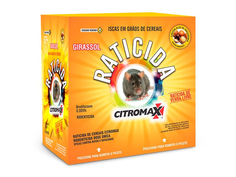 Foto do produto RATICIDA GIRASSOL (40X25GR) 1KG