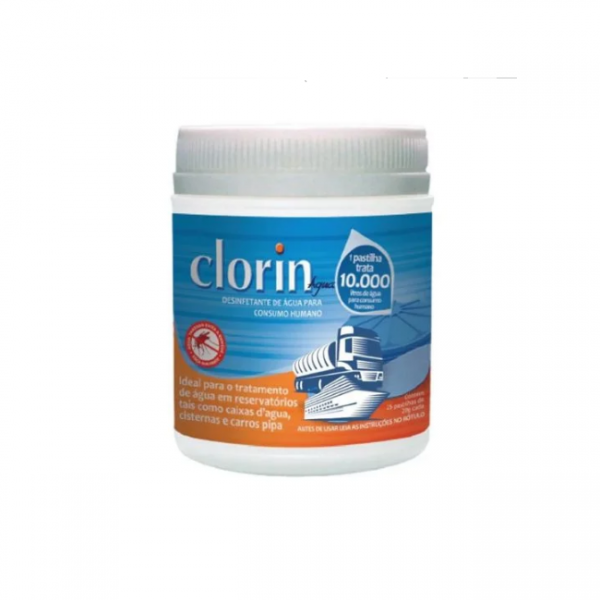 Foto do produto CLORIN 10.000 POTE COM 25 PASTILHAS